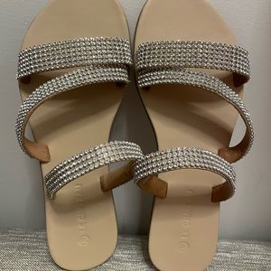 NWT (stickers) Le Château Sandals/Slippers size 38